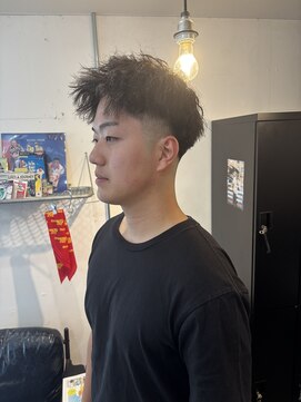 グッドプレイスアンドシング(Good Place&thing) アップバンク ツイストパーマ