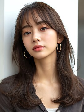 ロティー(loty) レイヤーカット 赤み消し オリーブグレー 透明感カラー 20代30代