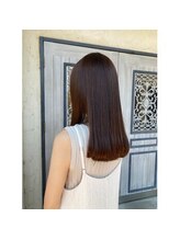 アンブレラ(umbrella) 髪質改善カラー/4回目のご来店で叶う自然なツヤロング