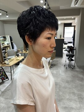 ソレイユ(soleil) ベリーショート×パーマ