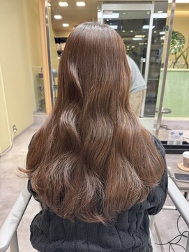 ベージュカラー/レイヤーカット