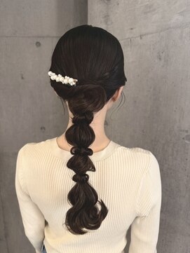 大人可愛い編み下ろし