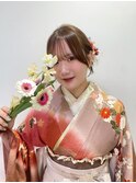 【misa】卒業式/成人式/ヘアセット/袴アレンジ