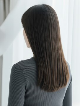 フレイムス ヘアアンドリラックス 赤羽店(Frames hair&relax) 清楚系大人ストレート20代30代40代◎前髪あり艶髪ロングヘア赤羽