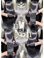 ミヨン 京橋店(miyon)&nbsp;韓国レイヤーカット×暗髪カラー×髪質改善