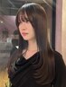 【印象UP/トレンド★】顔周り縮毛矯正+カット