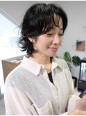 スタイリング1分|30代からの大人ウルフパーマ
