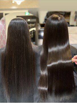 髪屋 紬 髪質改善ストレート