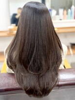 ランプ(Lamp) くびれレイヤー 白髪染め&白髪ぼかし/縮毛矯正と髪質改善
