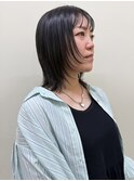 〈浅草 半個室〉ナチュラルストレート×顔周りレイヤー