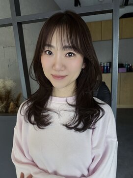 エトワ 中央店(etoi) 大分ハッシュカット胸上鎖骨下ミディアムレイヤースタイルかるめ