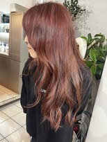 ニルバ(niLva)&nbsp;ブリーチなしカラー艶感海外風レッドカラー