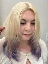 ロウル 池袋(LOWRL)&nbsp;ホワイトブロンド×エンドカラーが可愛すぎる♪