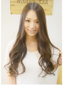 好感度UPアッシュ系カラーさらさらロング☆