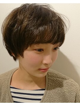 ヘアーリゾートラシックアールプラス(hair resort lachiq R+) 《R+》マッシュショート☆グレージュ