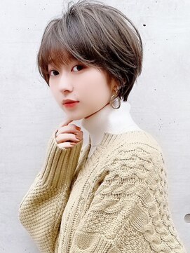 アンド ストーリーズ(&STORIES) 前髪ありのひし形耳掛け/20代/30代/40代/ショート/ボブ/小林