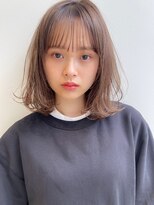 ラノバイヘアー(Lano by HAIR) ２０代３０代４０代５０代小顔ミディアム外ハネボブアッシュ