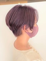 アズールサン 草加西口店(azule-sun)&nbsp;シアーラベンダーピンク　ケアブリーチ　ニュアンスマッシュ