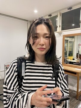 ヘアメイク エイト キリシマ(hair make No.8 kirishima) 暗め透け感グレージュ＊