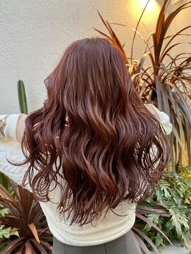 ランド(LAND) ブリーチ無しピンクブラウン