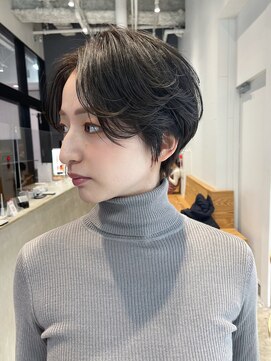 アルバム 渋谷パルコ(ALBUM) ショートボブ_グレージュカラーボブウルフ_ba368122