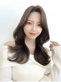 吉武満里奈20代30代40代2wayバング韓国ミディアムセミディ