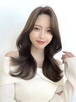 アフロートリノ(AFLOAT Leino)&nbsp;吉武満里奈20代30代40代2wayバング韓国ミディアムセミディ