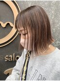 ハイライト×外ハネボブ