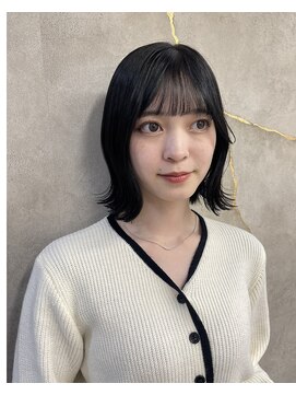 ロンドアヴァントゥス 池袋(Lond aventus) 韓国レイヤー/韓国風/ボブ/髪質改善/黒髪/ブリーチなし〔池袋〕