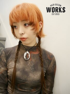 ワークス ヘアデザイン(WORKS HAIR DESIGN) キツネカラー　デザイン　エクステ