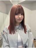 立川ピンクベージュ/デザインカラー/ハイトーンカラー/ブリーチ