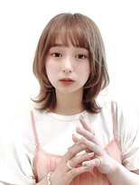 くびれミディココアベージュツヤオレンジ透明感20代30代40代