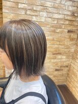 モナン 海老名(Monan)&nbsp;ハイライトカラー/ボブ/バレイヤージュ/大人ボブ/小顔ショート