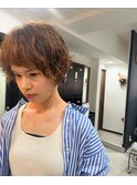 ショート×パーマ
