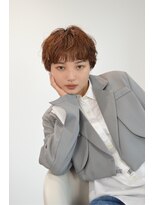 ソイクフ 四条大宮店(SOY-KUFU)&nbsp;ニュアンスパーマショートボブツヤ髪スタイル