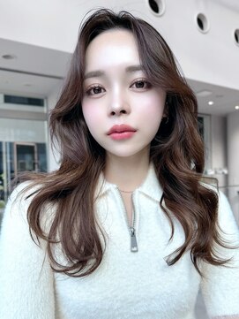 ミンクス渋谷スマートサロン(MINX shibuya smart salon) 小顔うる艶ナチュラル韓国レイヤー　メルティーカラー