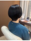 おさまり◎スタイリングかんたんショートボブ
