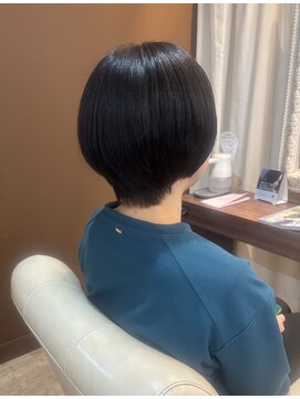 ヘアデザインスペース イチエ(hair design space i chi e) おさまり◎スタイリングかんたんショートボブ