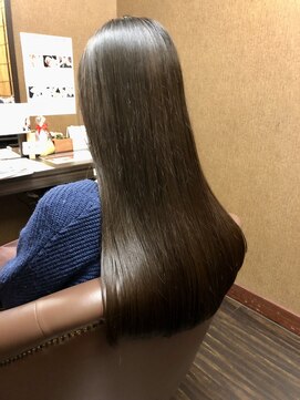 睡蓮 平井店 5歳若返る、しっとりやわらかケアストレート[髪質改善/縮毛矯正]