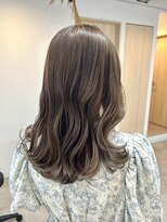 トト 船橋店(toto.)&nbsp;◇細めハイライトカラー切りっぱなしボブレイヤーグレージュ船橋