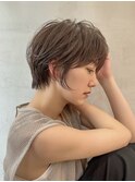 ショート/ハイライトカラー/白髪/白髪ぼかし/くびれヘア/大宮