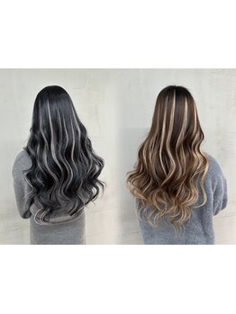 【100％最高級人毛】高品質×高技術のエクステでトレンドヘアを手に入れて！地毛と綺麗に馴染ませます。