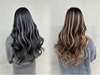 スイ 松戸(SUI)の写真/【100%最高級人毛】高品質×高技術のエクステでトレンドヘアを手に入れて!地毛と綺麗に馴染ませます。