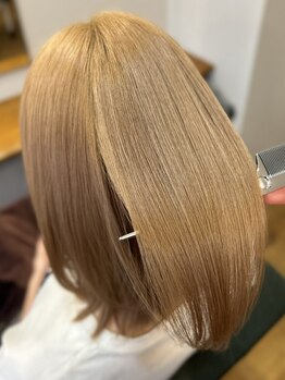 アンティル(until)の写真/【当店独自の処方】自然な酸性ストレートで理想のツヤ髪に♪朝のスタイリングも楽々☆［髪質改善］