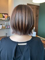 シェール(cher)&nbsp;ショート/レイヤーカット/透明感ブラウンベージュ