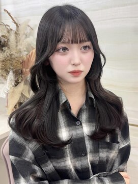 エルバイラビス 大宮(elu by lovis) 《高瀬寛菜》ダークグレージュ/韓国レイヤーカット