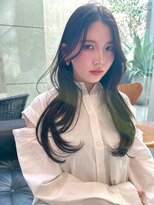 サンバレー(SUNVALLEY)&nbsp;センターパート韓国風ロングレイヤー顔まわりレイヤー