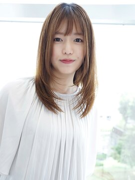 髪質改善/ストレート/ミディアムロング