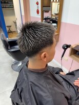 エース(ACE) スキンフェード×シルバー