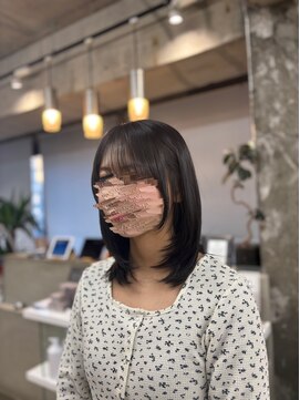 クオーレ(CUORE) ザクザクレイヤースタイル×髪質改善酸性縮毛矯正☆